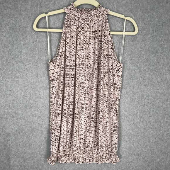 Adrianna‎ Papell Top Women Small Pink Tank Blouse Flowy Twee Career Knit NWT $59 - Picture 1 of 11